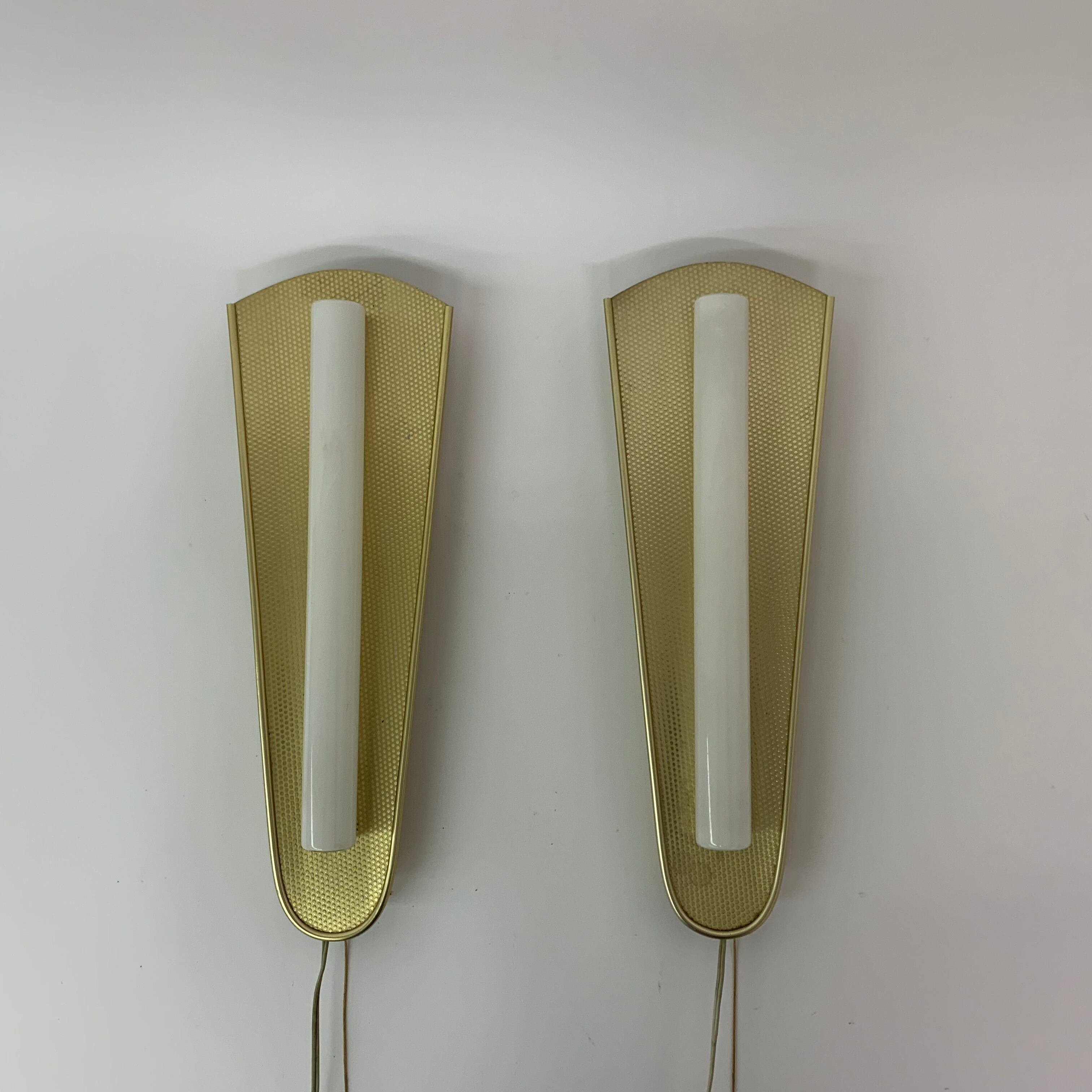 Mid-century set of 2 wall lamps, 1950’s