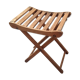 Folding wooden stool