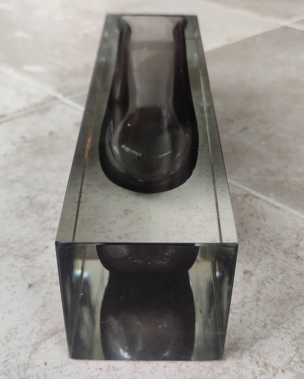 Murano Glass Vase Flavio Poli Seguso Italian design