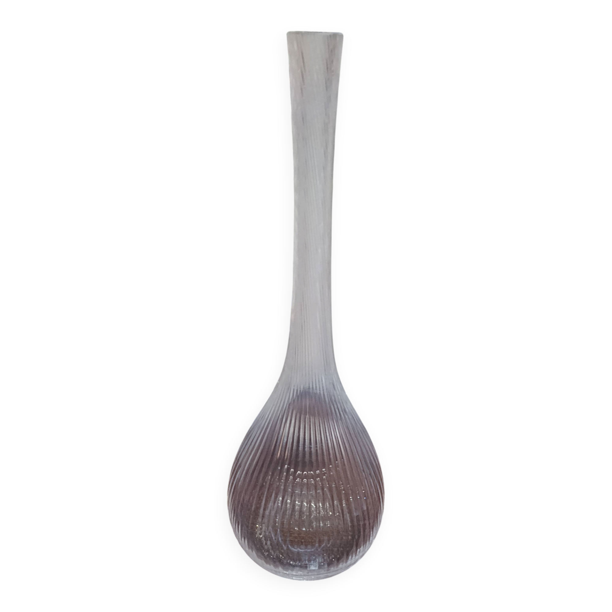 Daum France crystal soliflore vase