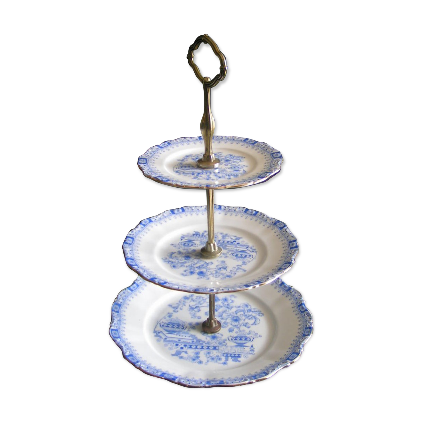 Earthenware servant with 3 trays