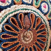 Vintage wicker trivets