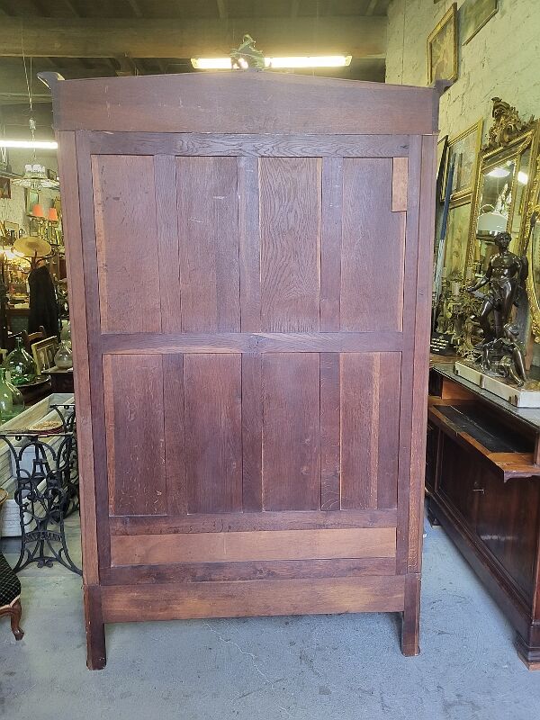 Bookcase Louis XV rocaille 2 walnut doors