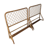 Foot and headboard rattan vintage