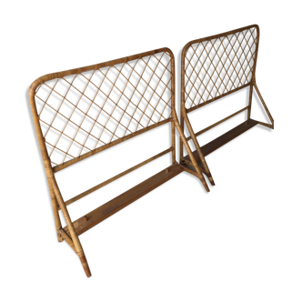 Foot and headboard rattan vintage