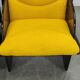 Pair of Italian Space Age Armchairs, Black Lacquer, 1970s