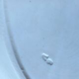 Plat de service ovale Creil et Montereau (HBCM)