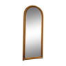 Wooden and bamboo mirror 41x110cm