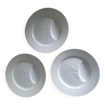 Assiettes à artichauds Sarreguemines