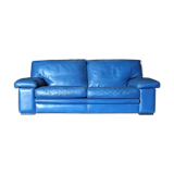 Roche Bobois sofa in Blue leather