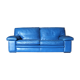 Roche Bobois sofa in Blue leather