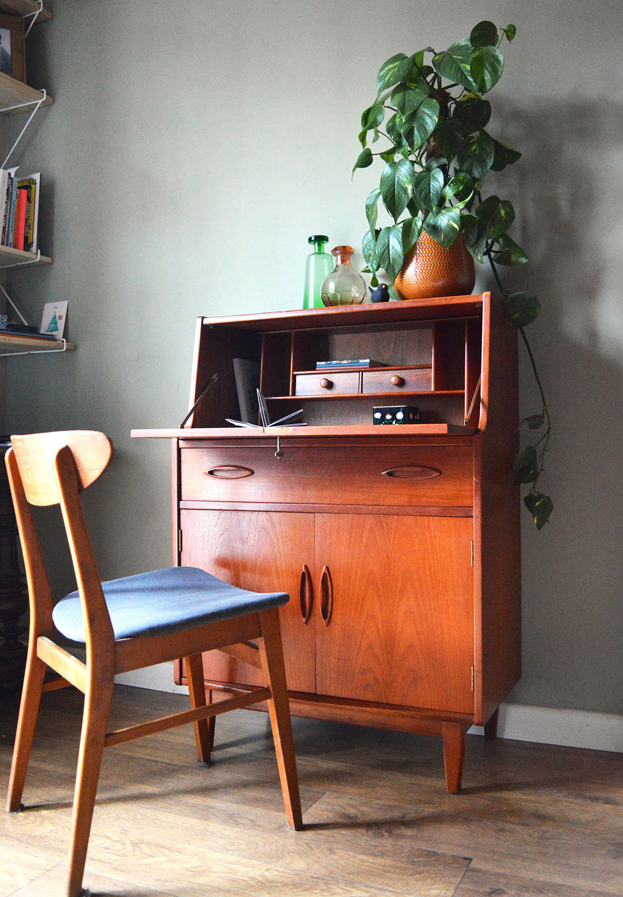 Jentique Teak Secretary