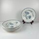 Set of 8 deep plates model "Oeillet", KG Lunéville, ironstone, 19th century
