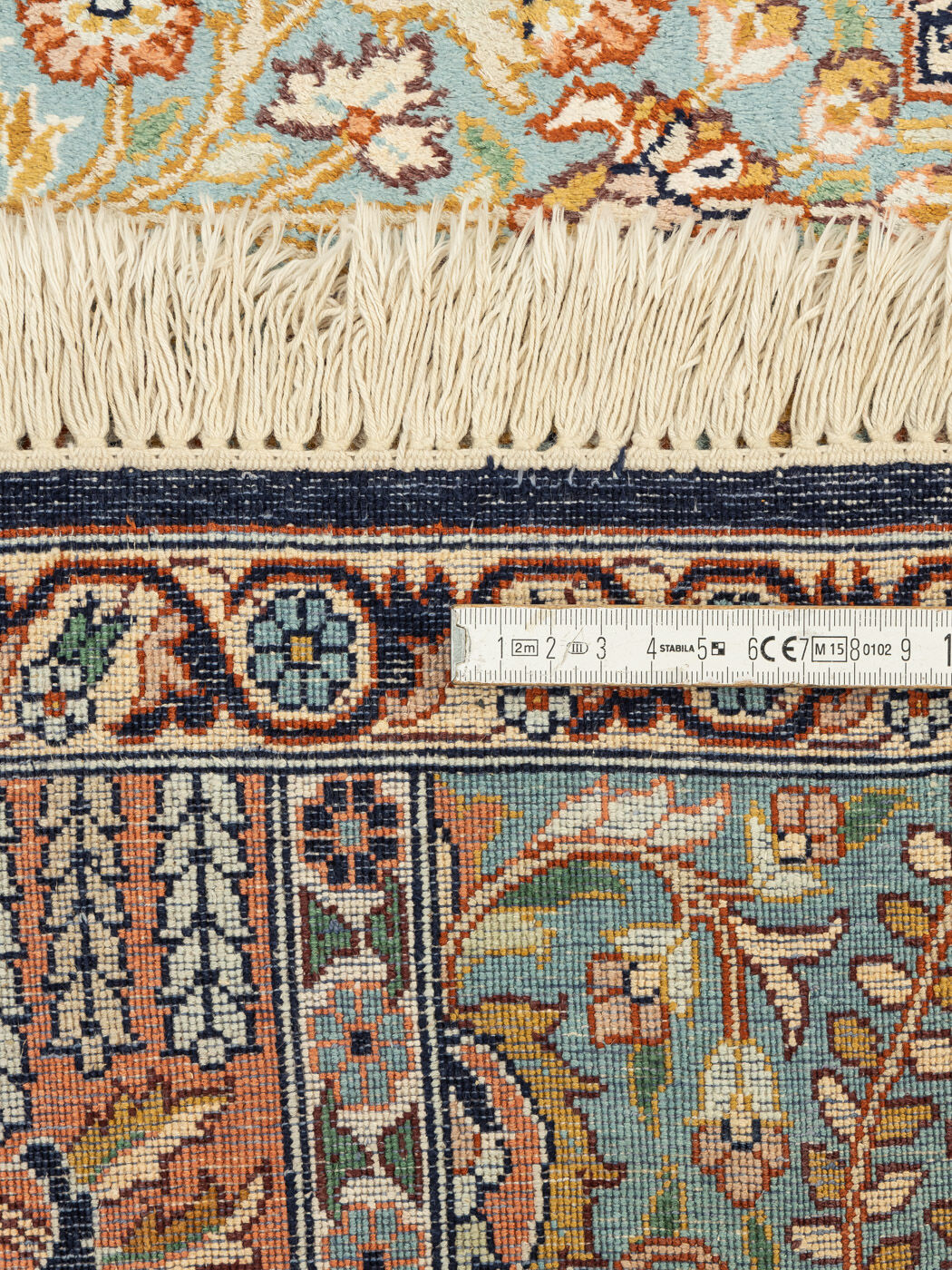 1960s cashmere carpet, 153 x 216