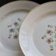 6 vintage flat plates in Lunéville earthenware – Christine model