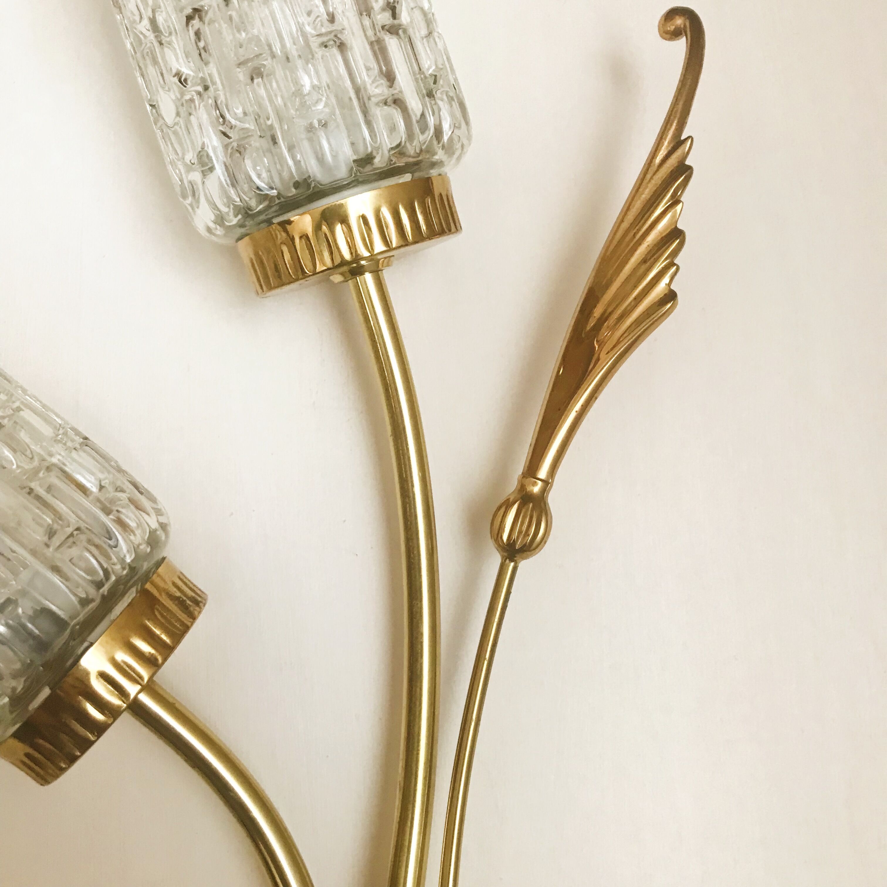 Pair of 60s wall light