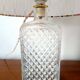 Whisky carafe lamp and abstract lampshade