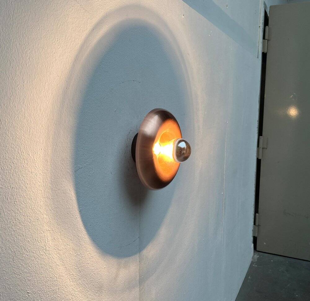 Mid-century German space age mushroom wall lamps by Teka, 1960s, set of 3.