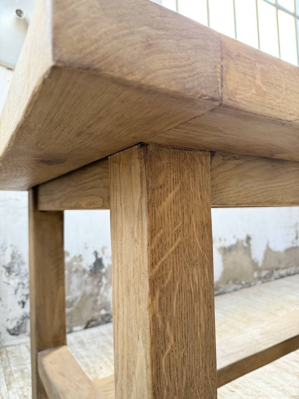 XXL solid oak farmhouse table 3.5m