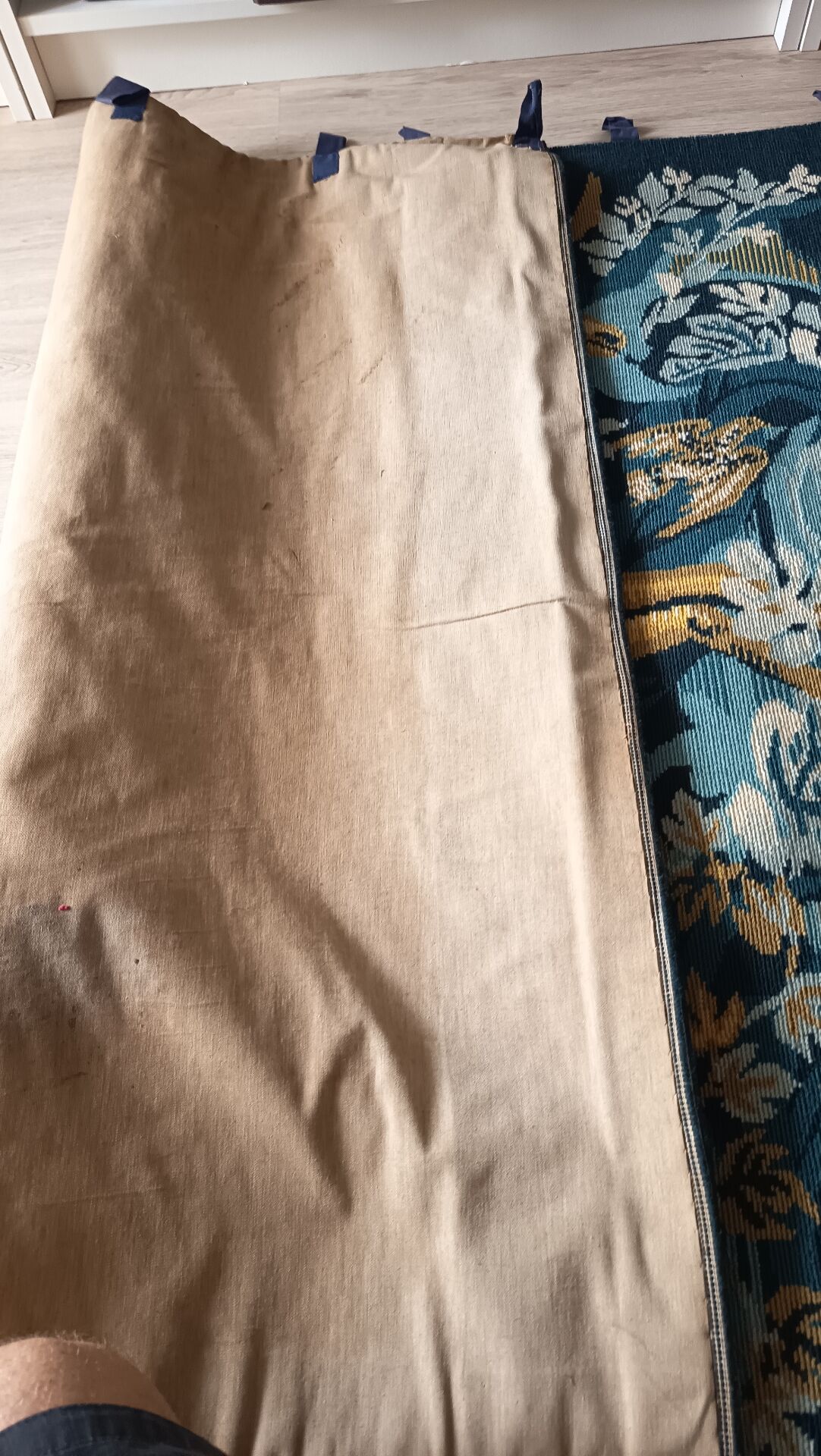 Aubusson wall tapestry signed by Hervé Leroy