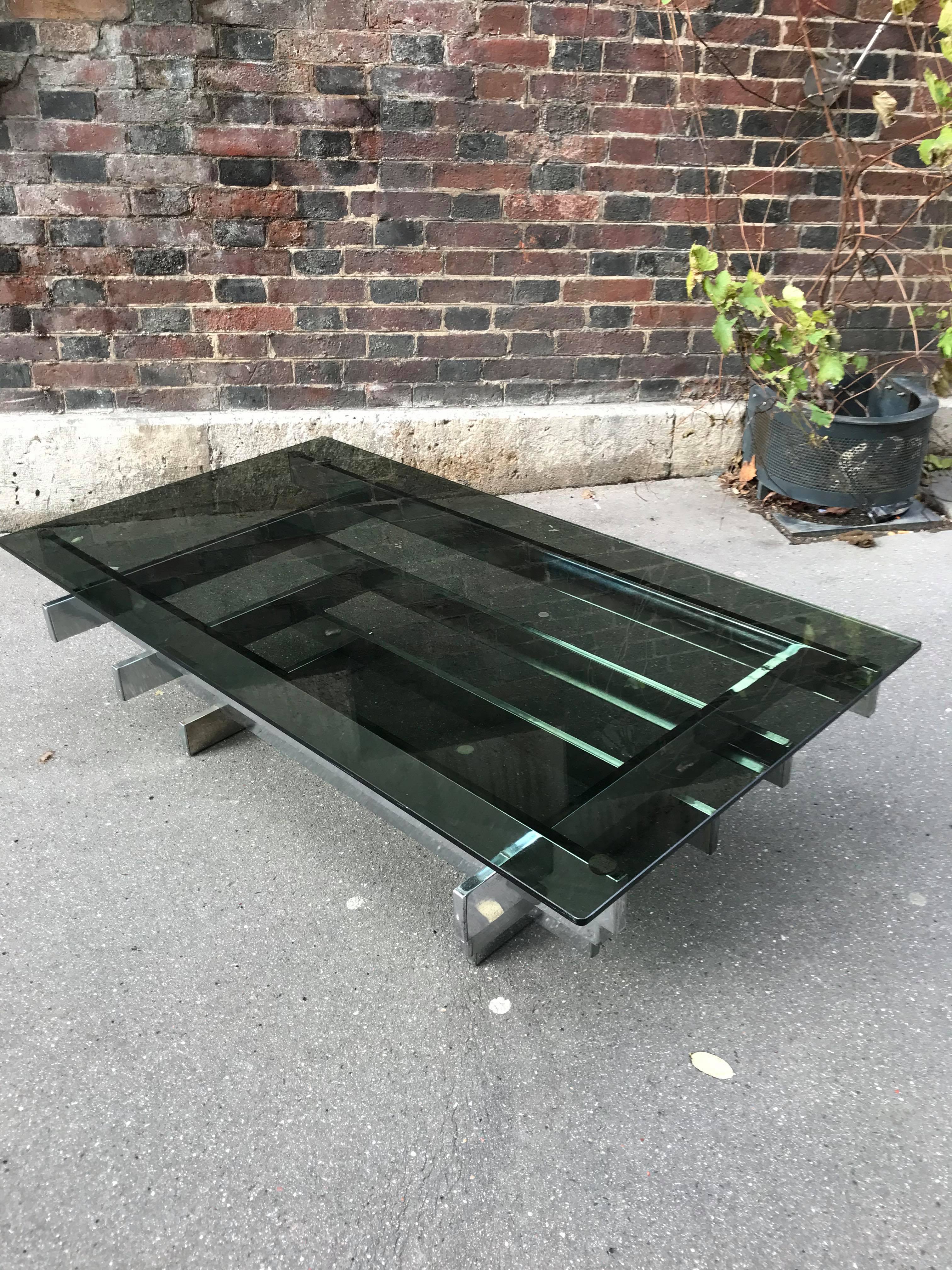 "Scultura" coffee table by David Hicks, Italy circa 1970