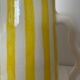 Handmade abstract wavy ceramic vase