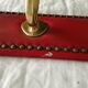 Porte-manteau vintage 1950 skaï et laiton 3 patères