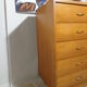 Commode chiffonnier vintage des années 60 bois clair
