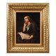 Grand portrait de dame peint au XIXe siècle