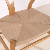 2x Hans Wegner CH24 Oak Wishbone Chairs, 1980s Denmark