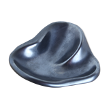 Modernist black special ceramic ashtray