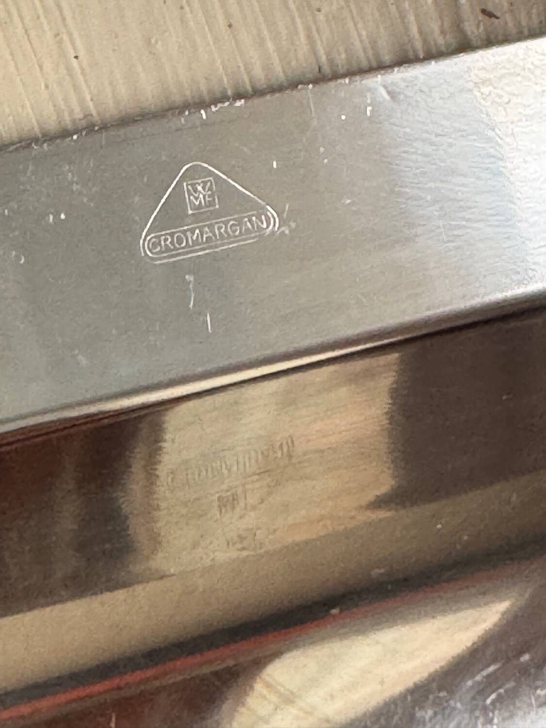 Vintage Stainless Steel WMF Cromargen Serving Platter