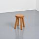 Stool by René Martin for a chalet in Méribel, circa 1965