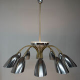 Huge space age chandelier, 1960