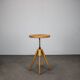 Mid-century adjustable workshop stool, Czechoslovakia, 1960s
