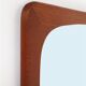 Fully restored mid-century teak mirror / Danish Modern design / 1960s