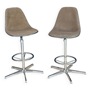 Paire de tabourets hauts - herman miller
