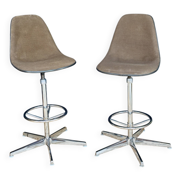 Paire de tabourets hauts Eames pour Herman Miller – circa 1970
