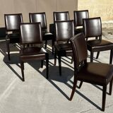Ensemble de 8 chaises Antonio Citterio pour Maxalto modèle Calipso design 2000