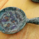 Set of two glazed pottery, eze
