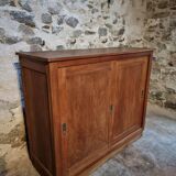 Oak sliding door wardrobe, 1920s