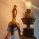 Paire d'appliques murales en bronze style Empire anciennes