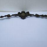 Old bronze pediment