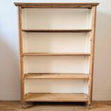 Retro chic wooden shelf