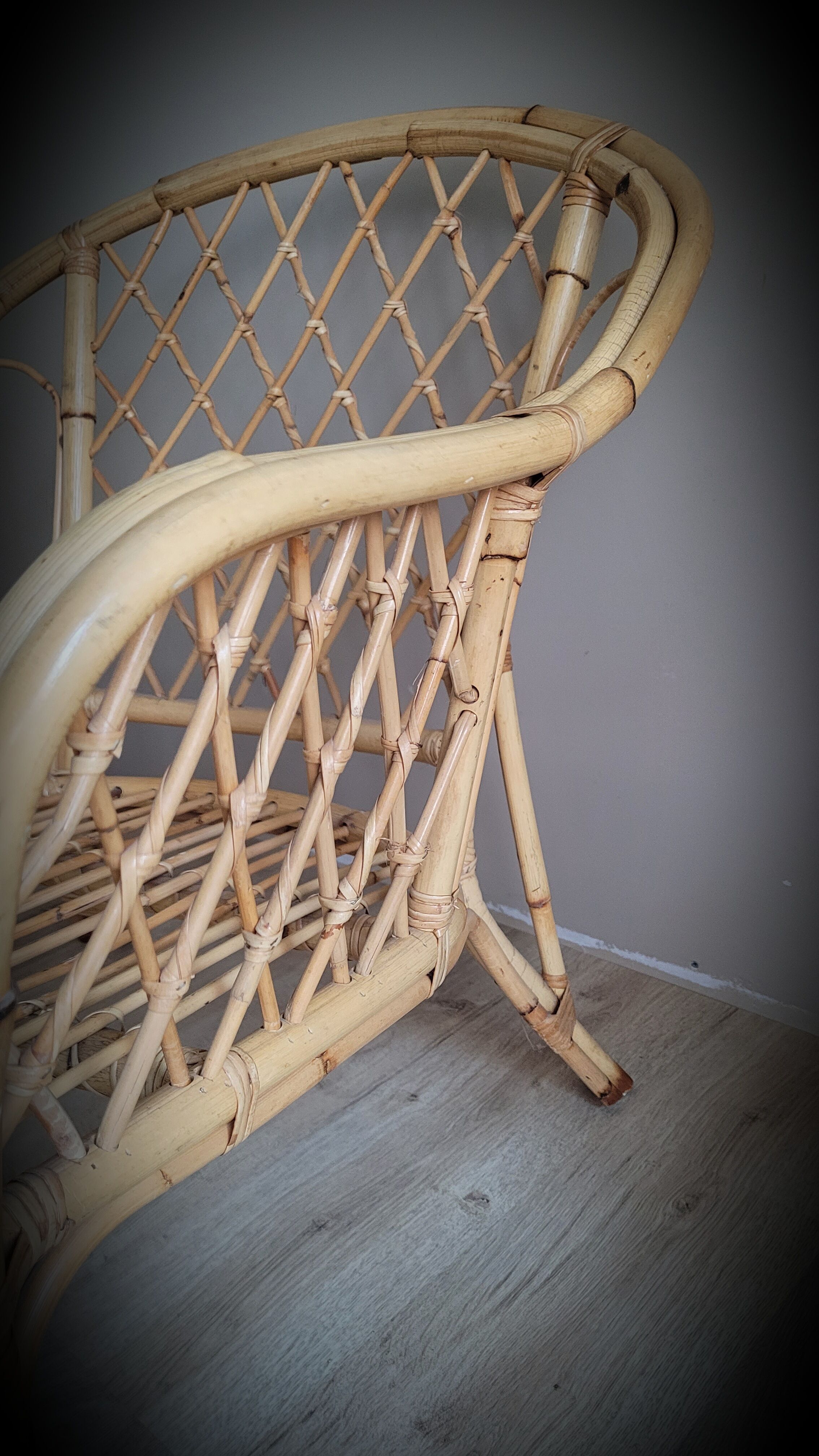 Fauteuil rotin adulte