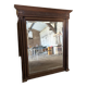 Large Trumeau mirror, wood, vintage, Henri I