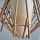 Vintage rattan pendant light