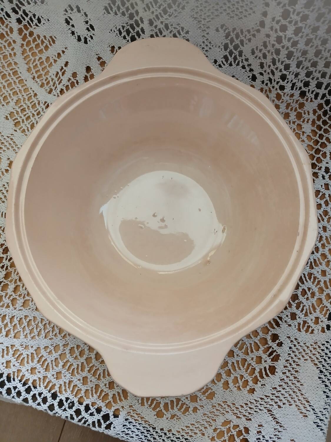 Antique salad bowl from Digoin and Sarreguemines