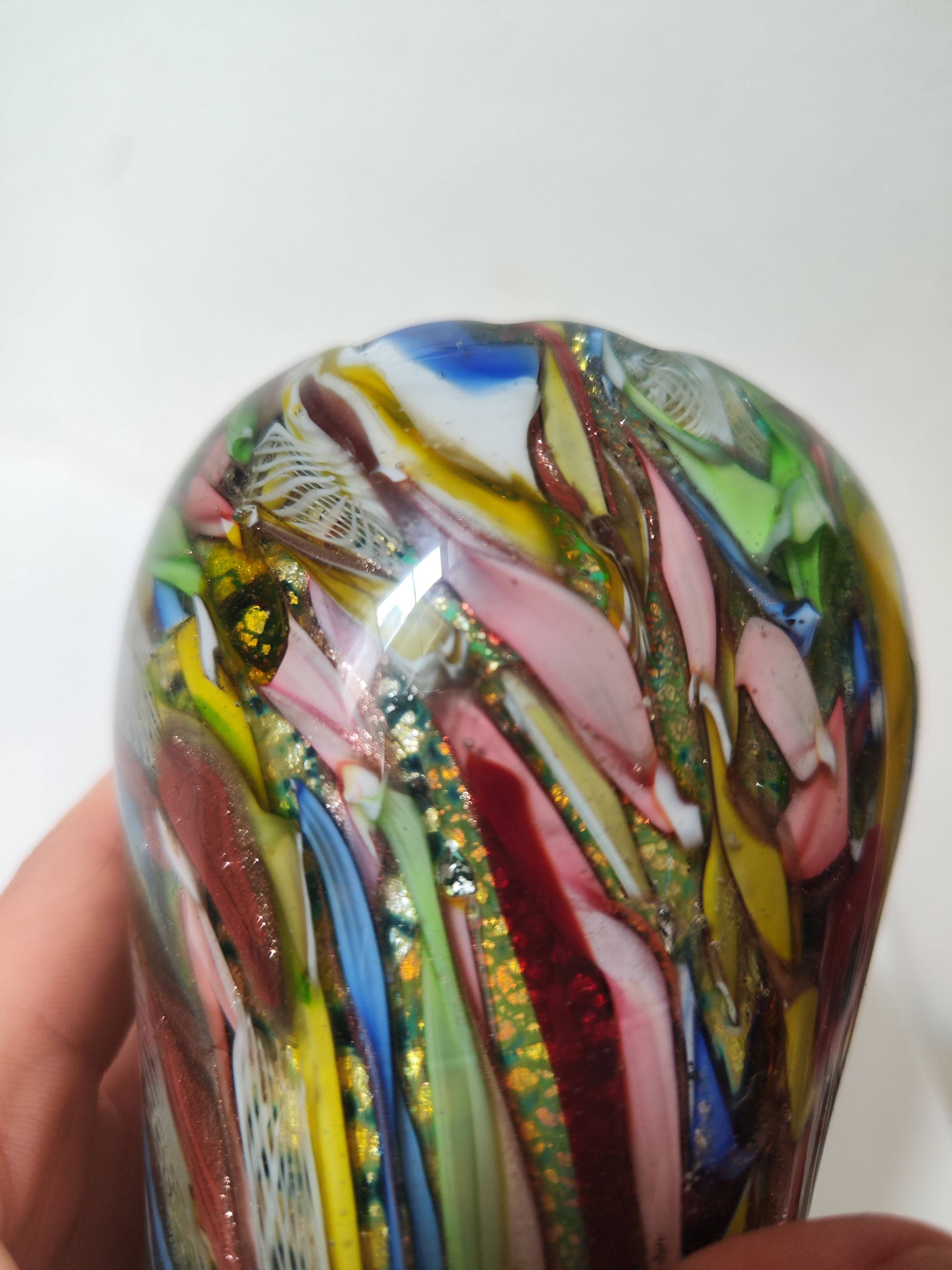 Millefiori vase Murano 1960
