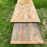 Blonde cherry farmhouse table